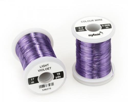Colour Wire, 0.2 mm, Light Violet